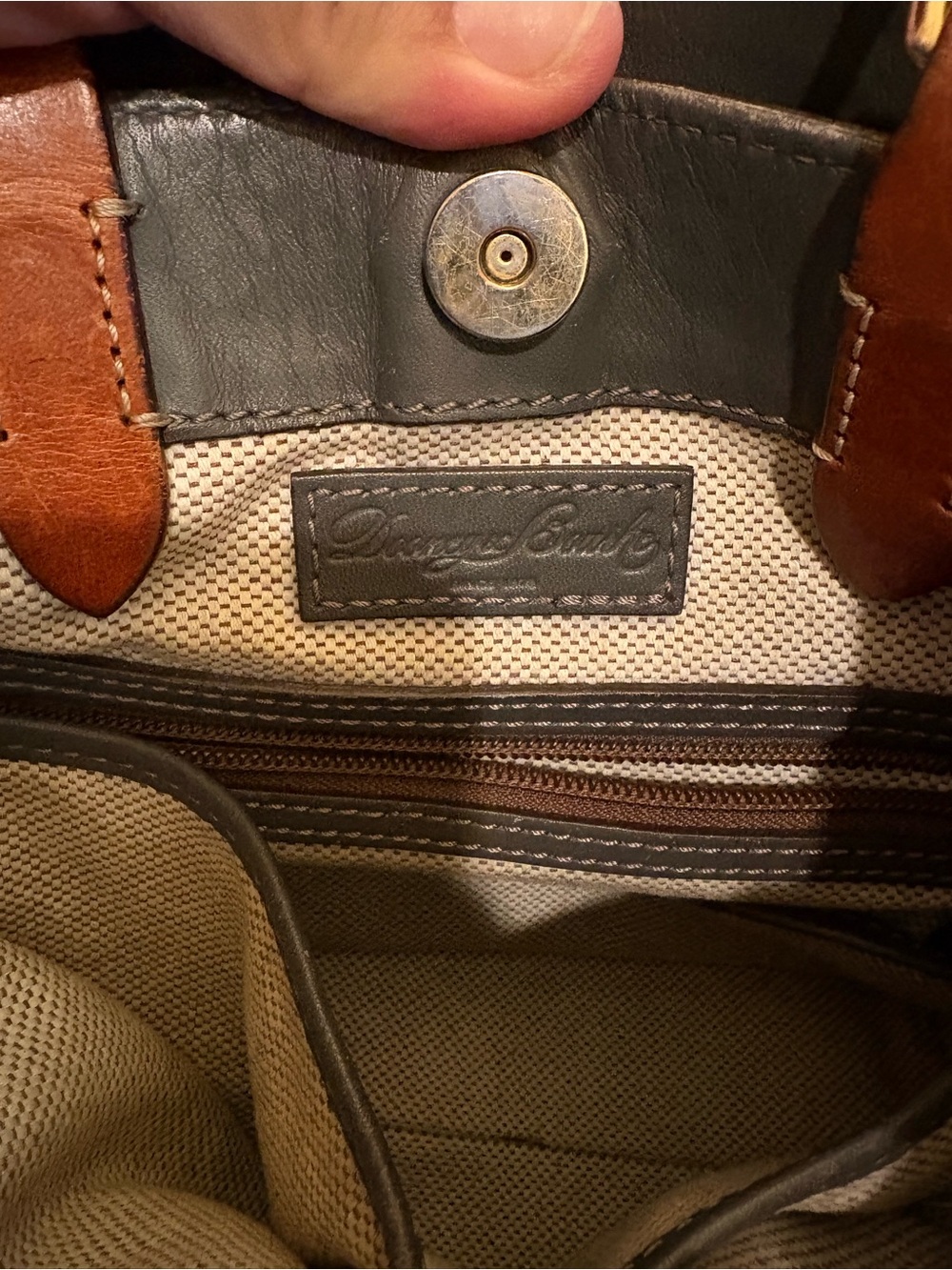Dooney & Bourke | Barlow Satchel | Dark Grey - Picture 10 of 16
